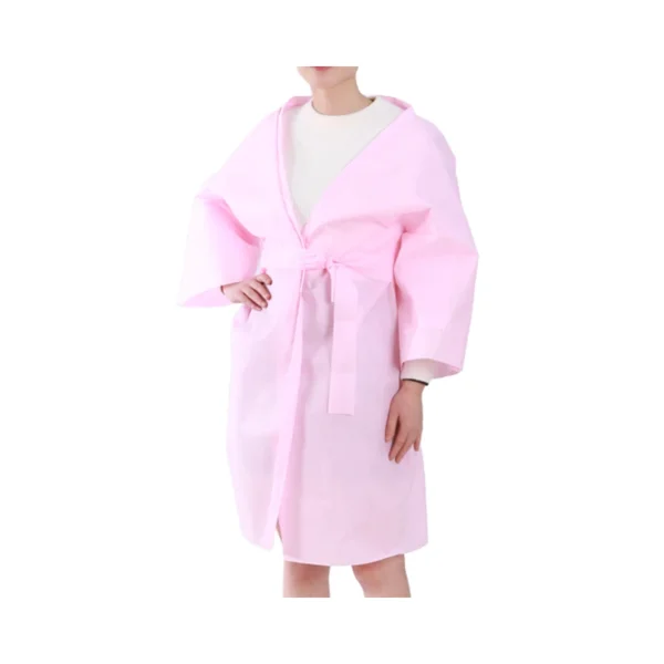 CHINEE Disposable Nonwoven Beauty Salon Sauna Clothes Disposable Spa Accessories Salon Robes for Women