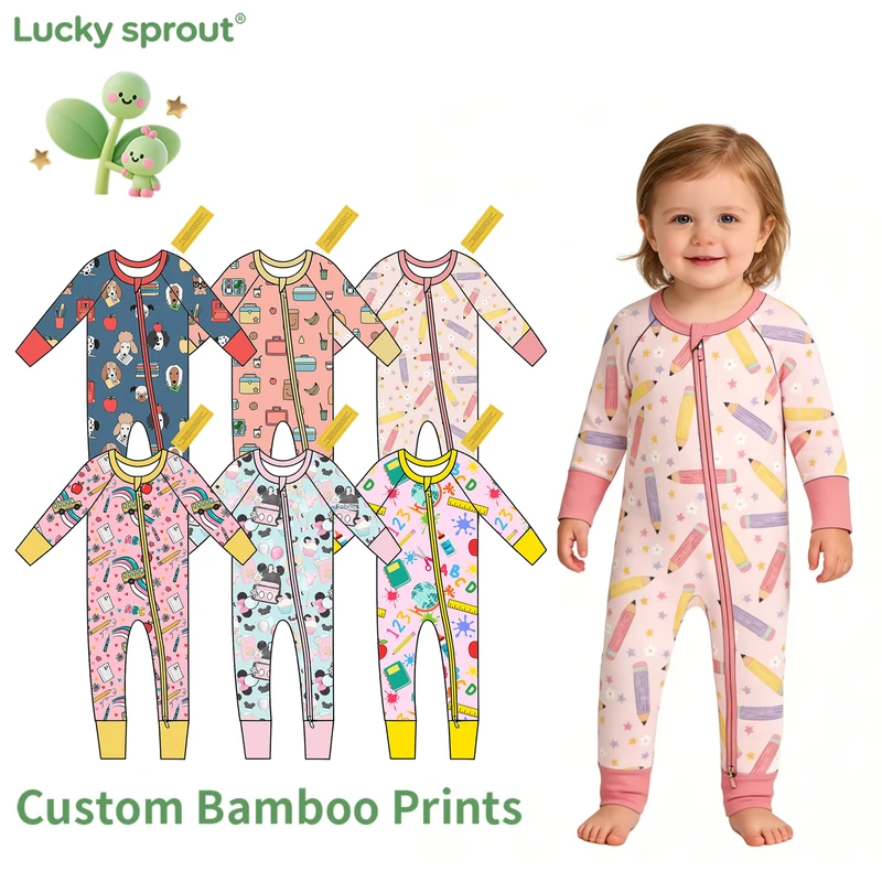 CHINEE Do One Thing at a Time and Do Well Oeko Manufacturer Custom Baby Romper Pajamas Kids Clothes Bamboo Clothing