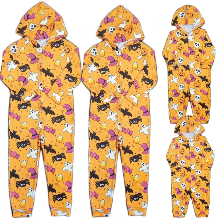 CHINEE-Drop-Shipping-Fall-Long-Sleeve-Onesies-Women-Man-Baby-Kid-Sleepwear-Jumpsuit-Halloween-Onesis-Family-Pajamas-Matching-Sets