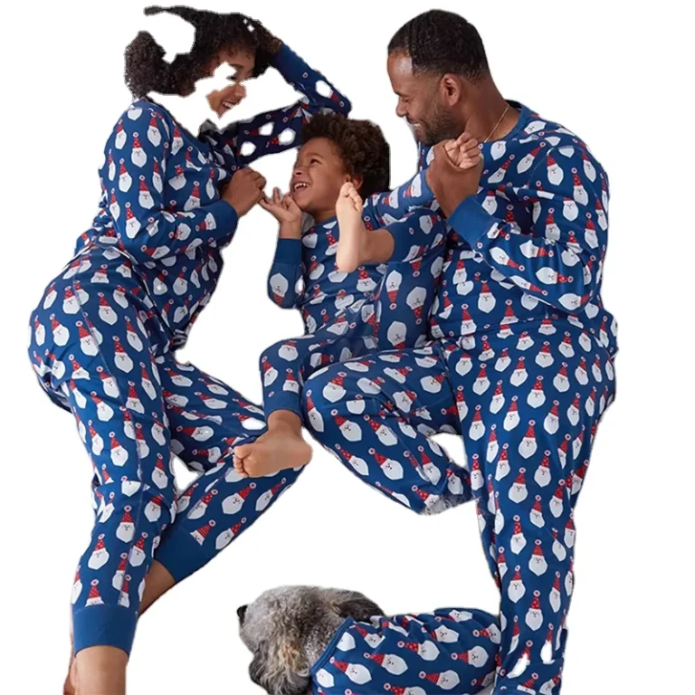 CHINEE-Eco-Friendly-Christmas-Matching-Family-Pajamas-Bamboo-Cotton-Holidays-Matching-Family-Pajamas-Sustainable-Matching-Family-Pajama