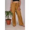 CHINEE Elegant Casual Comfortable Womens Rayon Pajama Pants Eco-Friendly Soft Smooth Sleepwear Mid-Elastic Waist Flat Front Summer