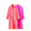 CHINEE Elegant Hooded Terry Bathrobe with Comfortable Embroidery Logo for Home and Spa