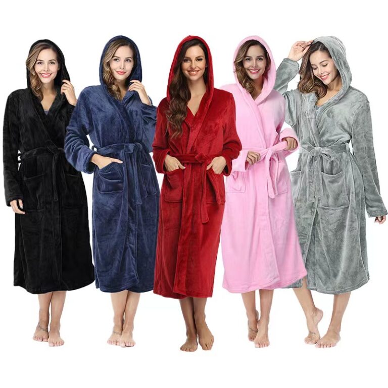 CHINEE-Factory-China-Luxury-Premium-Lightweight-Warm-Cozy-Collar-Fleece-Couple-Bathrobe-Womens-Plush-Flannel-Shaggy-Bathrobe-1