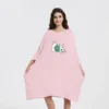 CHINEE Factory Custom Animal Printing Luxury Design One Size Fits Summer Pajamas Set Women Bamboo Sleep Tee Breathable Quick Dry