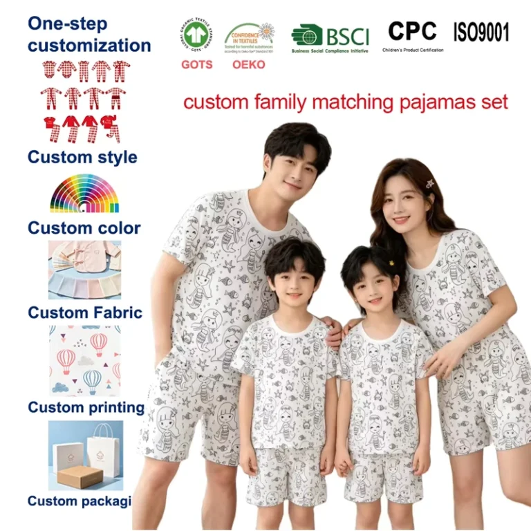 CHINEE-Factory-Custom-Family-Matching-Pajamas-Set-OEKO-TEX-CPC-Certified-Womens-Mens-Kids-Family-Coloring-Pajamas-Sleepwear-Set