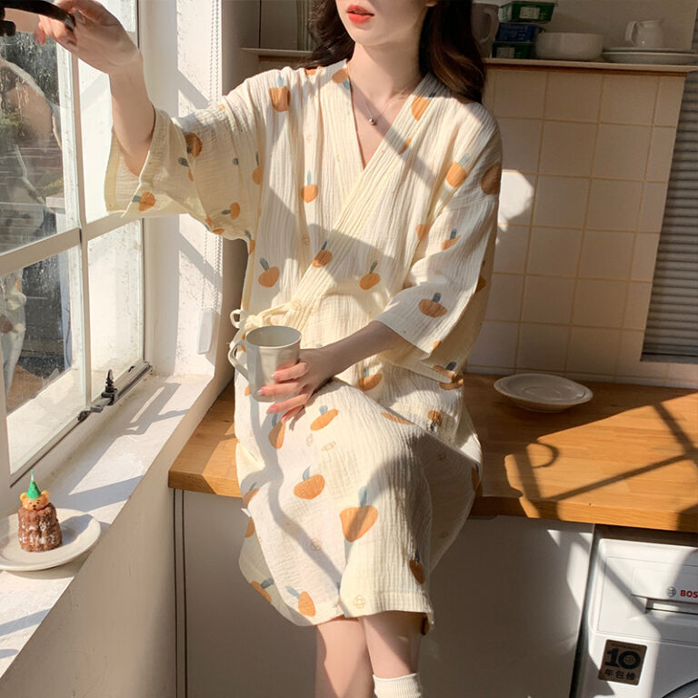 CHINEE-Factory-Fresh-Style-Womens-Sleepwear-Premium-Cotton-Printed-Nightgown-Romantic-Pajamas-Robe-for-Woman