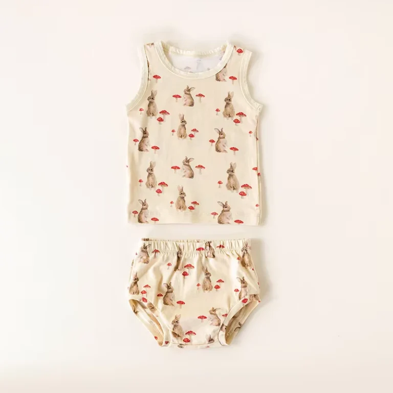 CHINEE-Factory-High-Quality-Kids-Pajamas-Summer-Vest-T-Shirt-Pants-Breathable-Baby-Boy-Clothes-Set