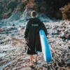 CHINEE Factory Manufacturer Hooded Warm Lining Oversized Coat Waterproof Quick Dry Changing Robe Windproof Surf Poncho Swim Parka