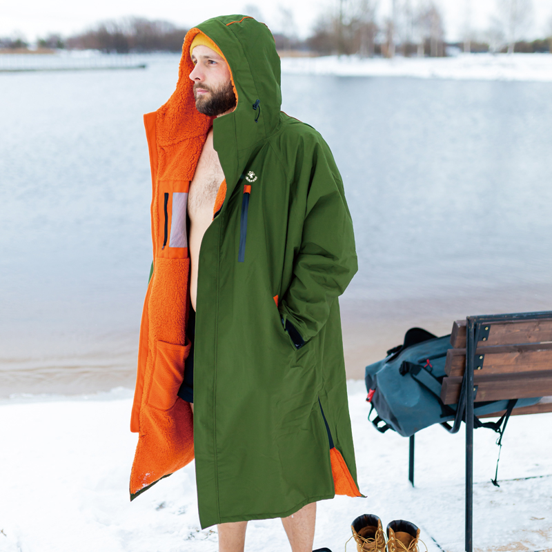 CHINEE Factory Price Waterproof Quick Dry Changing Robe Surf Personalized Swim Robe For Skiing And Surfing