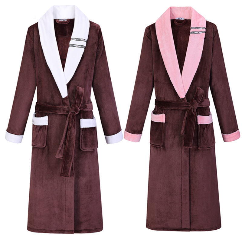 CHINEE Factory on Sales Couple Bath Robes Cotton Hotel Sleepwear Bathrobes for Men and Women