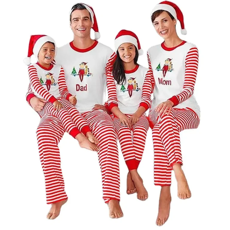 CHINEE-Family-Christmas-Pajamas-Matching-Sets-for-Adults-and-Kids-Holiday-Xmas-Sleepwear-Set