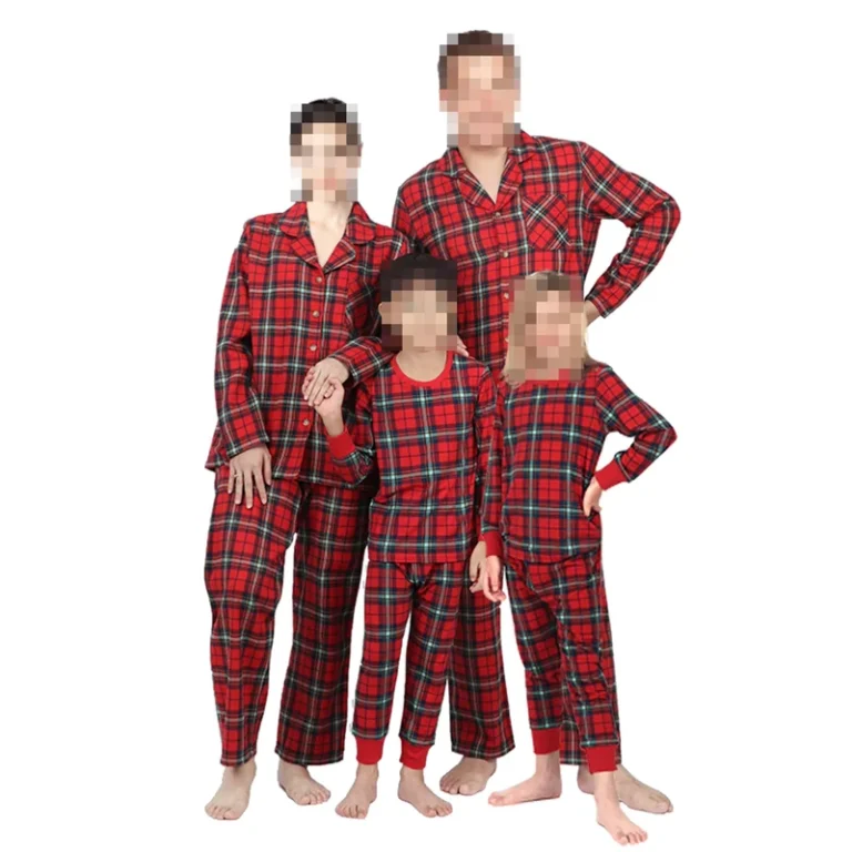 CHINEE-Family-Matching-Outfits-Plaid-Pajamas-Sets-Mother-Daughter-Son-Sleepwear-Mom-Baby-Mommy-and-Me