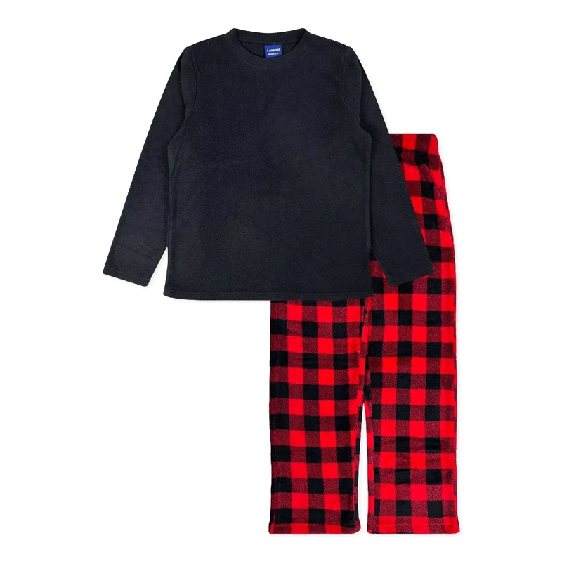 CHINEE Family Matching Pajama Set #115 Red Buffalo Plain Floral Design for Baby Girls Boys Sizes 6 16 Perfect Outfits