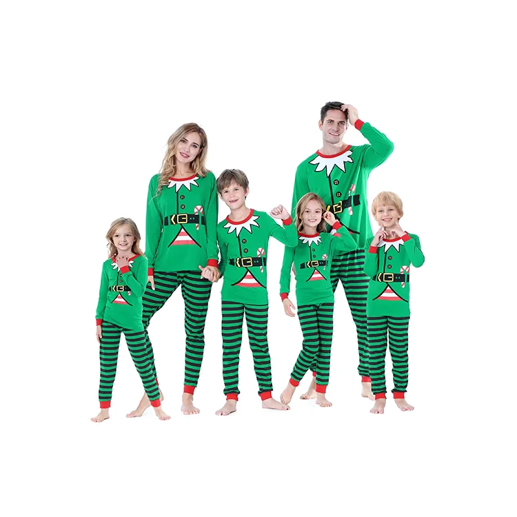 CHINEE Family Matching Sublimation Christmas Pajamas Christmas Family Pajamas