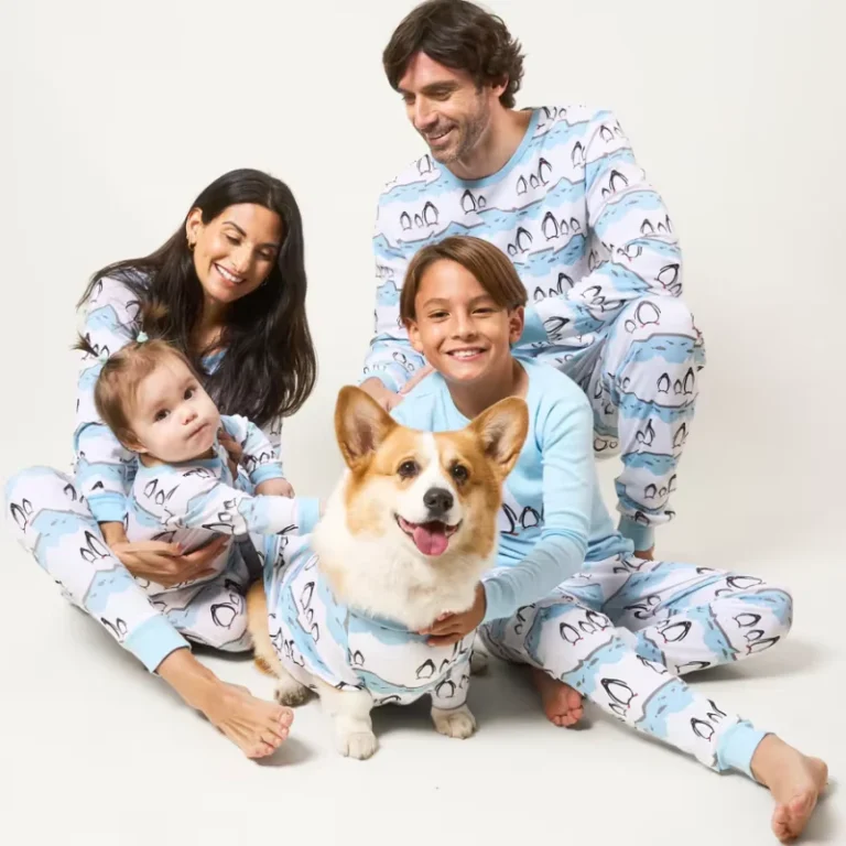 CHINEE-Family-Pajamas-Matching-Clothes-Sets-Childrens-Pajamas-Women-and-Men-Printing-Long-Sleeves-Pajama-Set