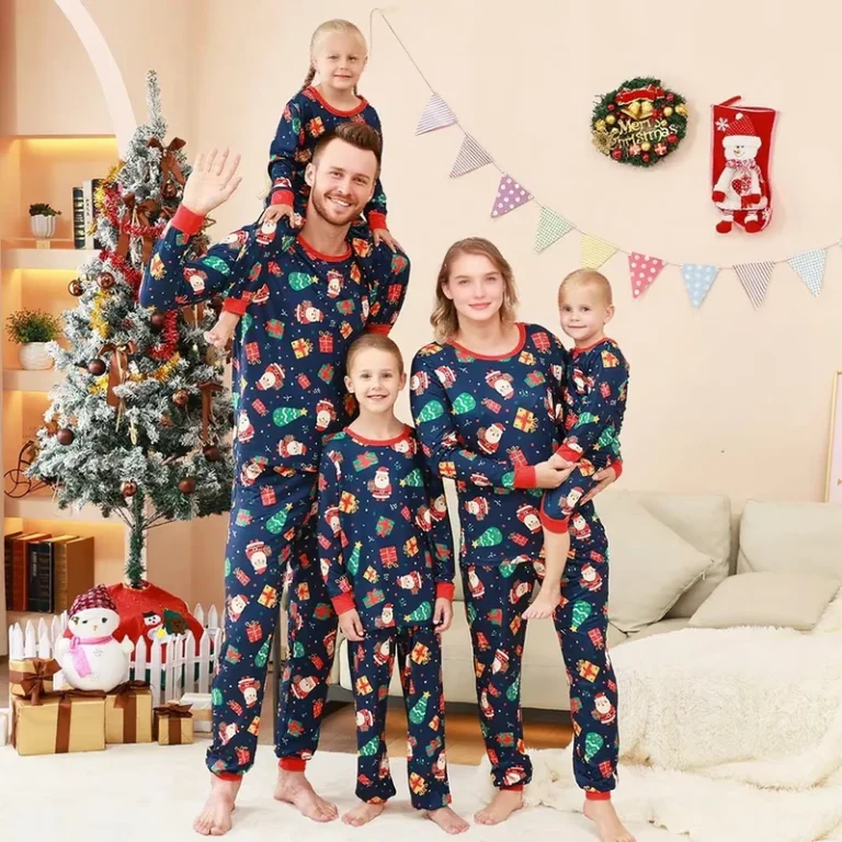CHINEE-Family-Thanksgiving-Pajamas-Set-Baby-Girls-Father-Mother-Kids-Matching-Clothes-Casual-Eco-Friendly-Breathable-Sleepwear