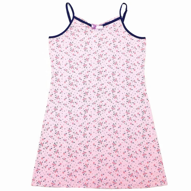 CHINEE-Fashion-Brand-Women-Print-O-Neck-Short-Sleeve-Cute-Girls-Night-Dress-Nighty-Sleep-Gown-Dressing