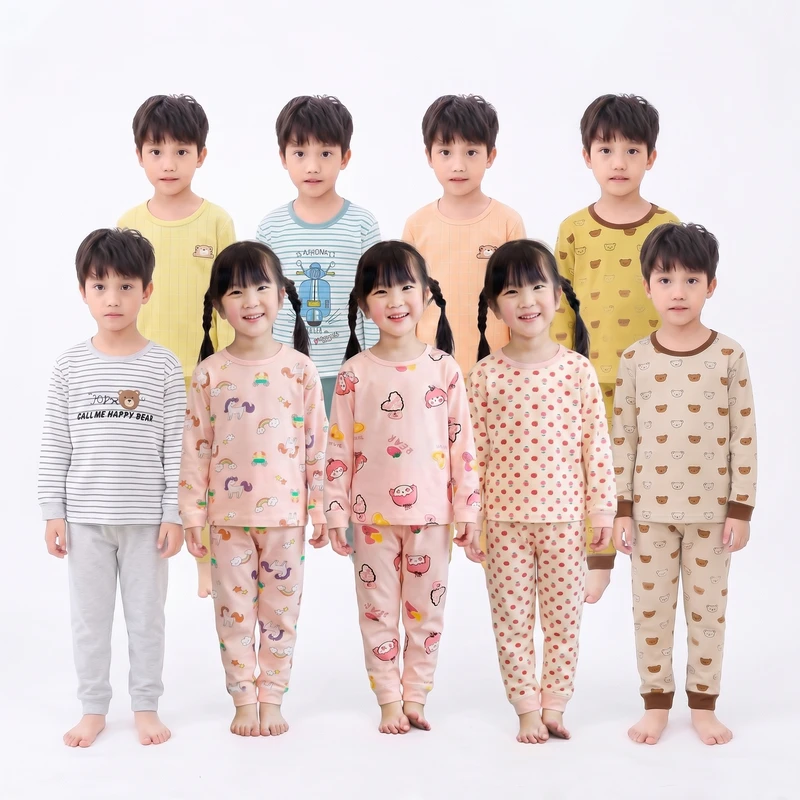 CHINEE Girls Clothing Set 3 8Year Kids Pyjamas Children Pajamas Set