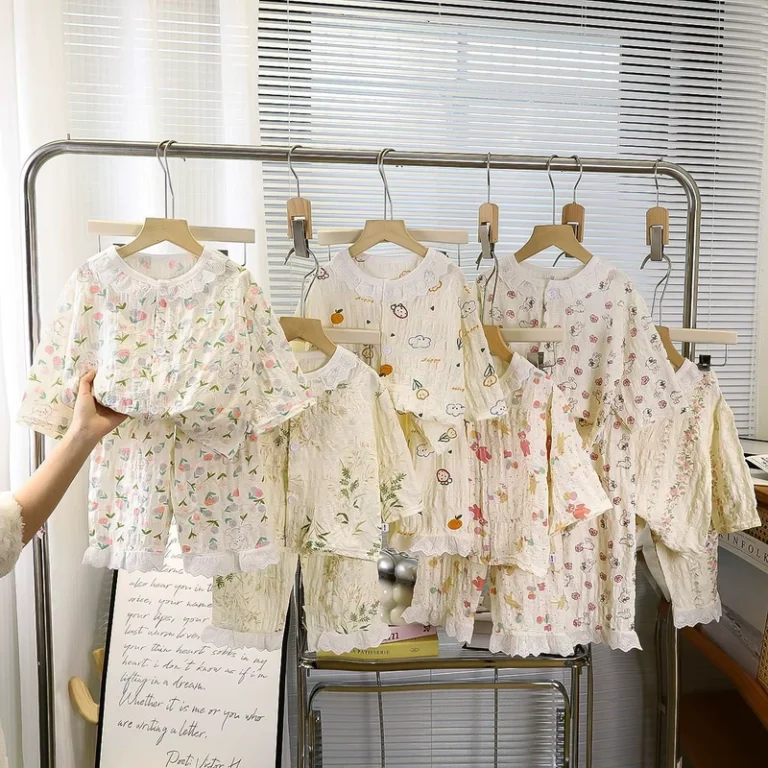 CHINEE-Girls-Pajamas-Children-Spring-Autumn-Summer-Long-Sleeve-Thin-Home-Clothes-Girls-Baby-Korean-Air-Conditioning-Clothes-Set