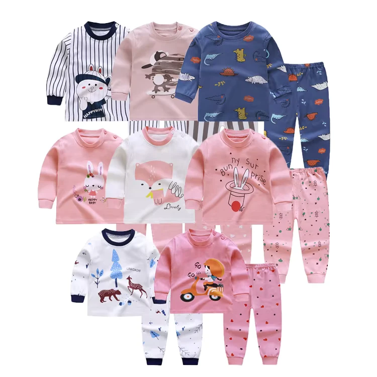 CHINEE HIPPO KIDS Kids Sleepwear Pajama Sets Baby Clothing Pajamas Boys Girls Ready to Ship
