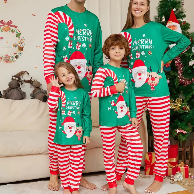 CHINEE Hallowmas Pajamas Pjs Set Kids Adult Baby Women Matching Christmas Family Pajamas Set