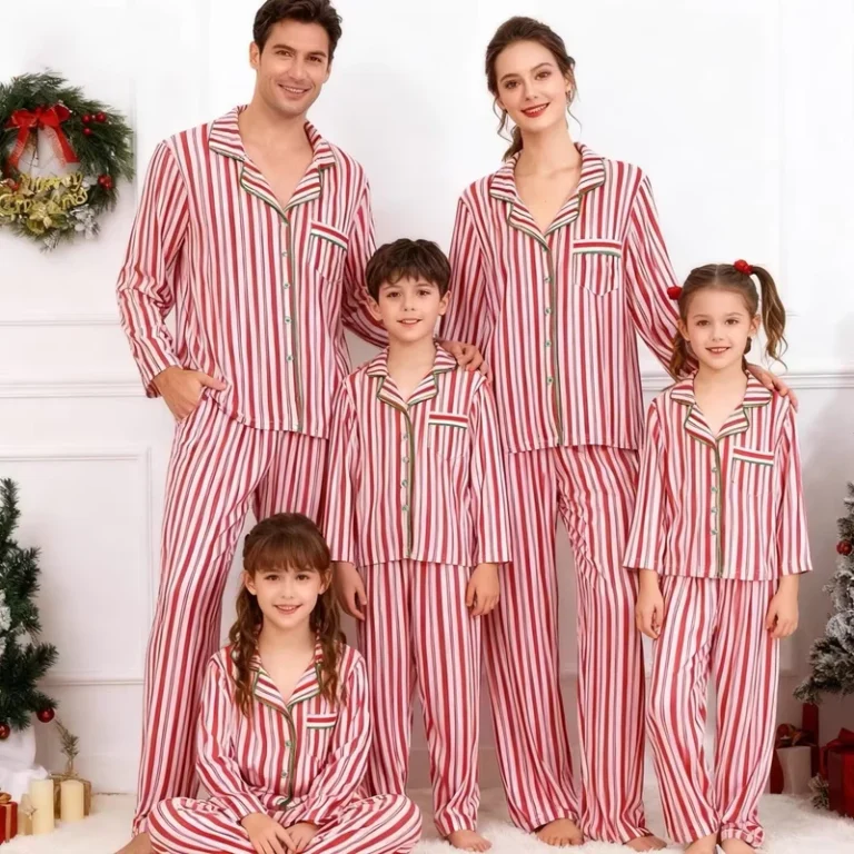 CHINEE-High-Quality-Bamboo-New-Print-Mommy-and-Me-Pajamas-Baby-Zipper-Romper-Family-Matching-Set