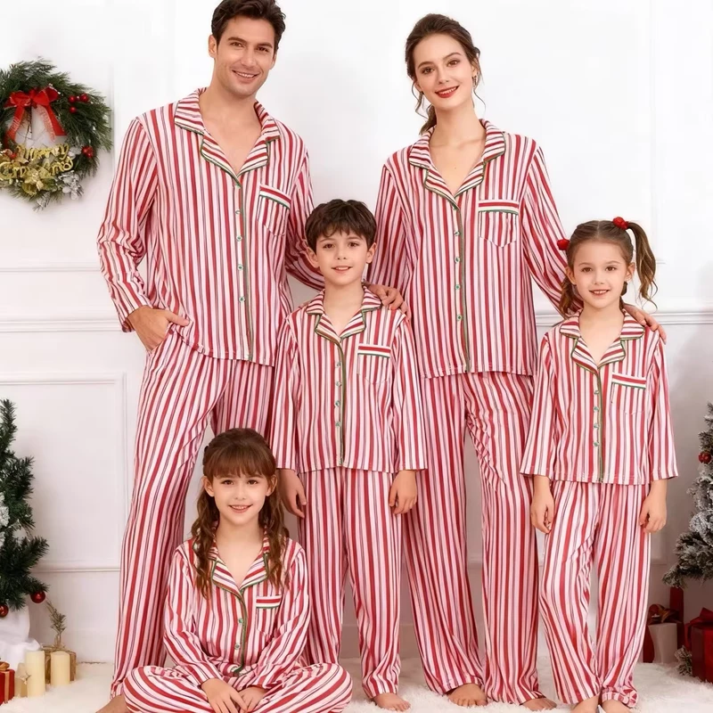 CHINEE High Quality Bamboo New Print Mommy and Me Pajamas Baby Zipper Romper Family Matching Set