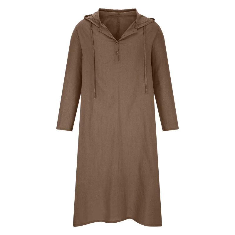 CHINEE High Quality Breathable Quick Dry Men's Jubbah Thobe Cotton Ramadan Islamic Clothing Customizable Arabian Dress Ankle Length