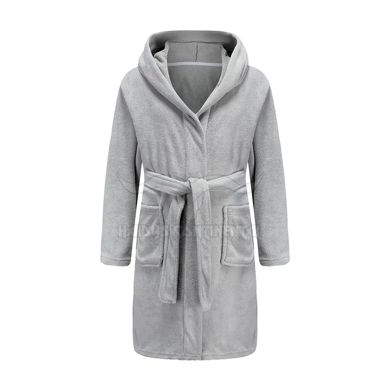 CHINEE High Quality Men's Bath Robes Soft Knitted Fabric Breathable Feature Online Sale for Adults