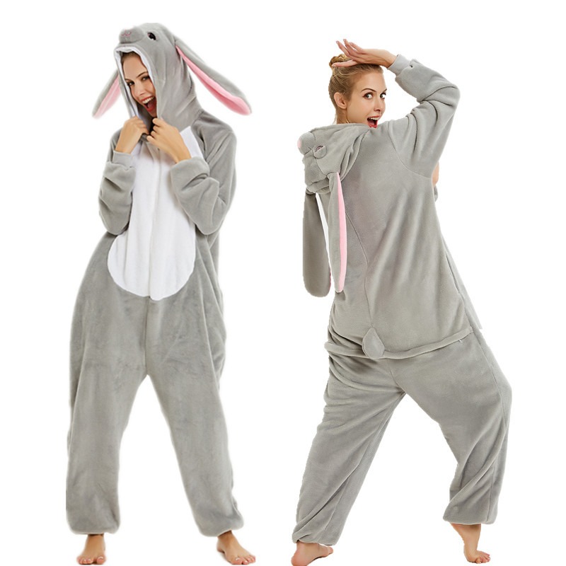 CHINEE Hot Selling Adult Men Women Onesie Pajamas Bear Dinosaur Pink for Kigurumi Woven Festival Costume Sleepwear Cartoon Animal Kids