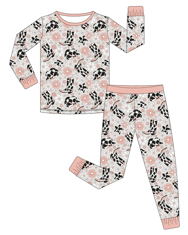 CHINEE Hot Selling Bamboo Toddler Pajamas Eco Friendly Toddler Sleepwear for Kids Custom Kids 2 Piece Sleepwear