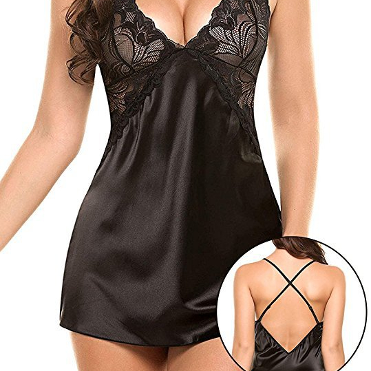 CHINEE Hot Selling Sleeveless Strap Solid Elegant Slim Dress Women Pajama Set Short Night Dress