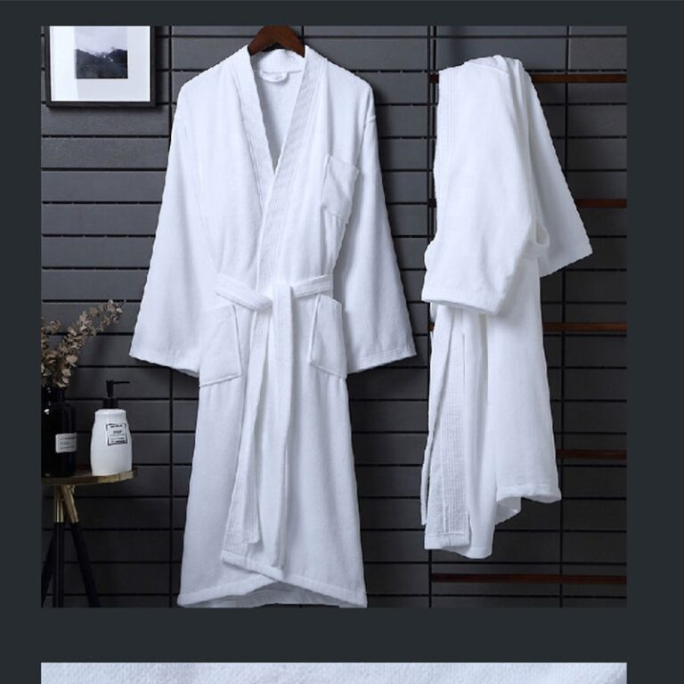 CHINEE-Hotel-Cotton-Bathrobe-Spring-and-Autumn-Towel-Pajamas-Female-Cotton-Long-Soft-Absorbent-Quick-Drying-Bathrobe-LOGO