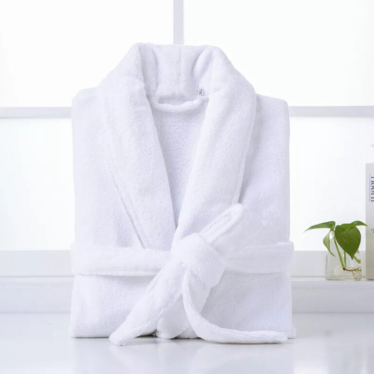 CHINEE Hotel Women Kimono Bathrobe Spa Sleepwear Velour Cotton Bath Robes