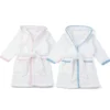CHINEE In Stock Personalized White Terry Toweling Baby Bath Robe with Belt for Kids Boys and Girls Hooded Bath Robe Set
