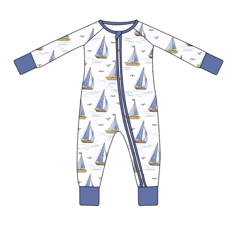 CHINEE-Infant-95-Bamboo-5-Spandex-Toddler-Onesie-Baby-Kids-Onesie-Pajamas-Bodysuit-Sleeping-Suit-Magnetic-Pajamas-1