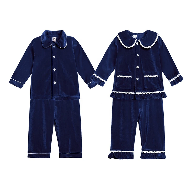 CHINEE Kids 2 5 6 8 Years Old Velvet Fabric Baby Winter Clothing Toddler Sleep Wear for Kids Christmas Pyjamas Girl Christmas Pajamas