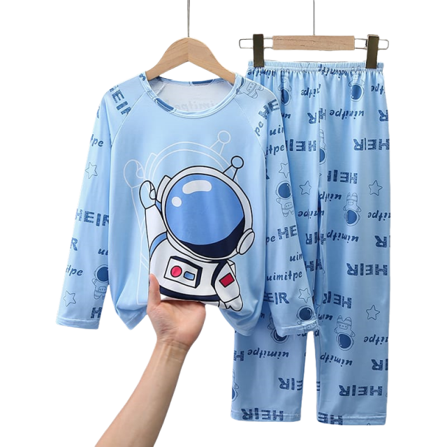 CHINEE Kids Cut Cartoon Pajamas Girls Nightgown Sleepwear Pyjamas Set for Toddler Night Clothes Boys Girls Cartoon Pajamas