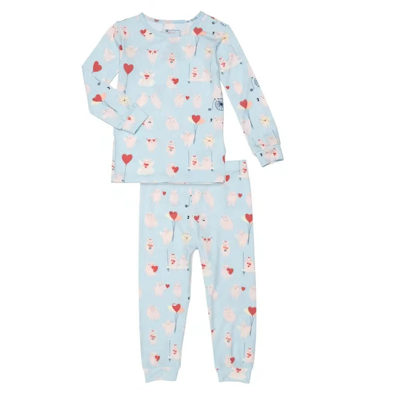 CHINEE Kids Cotton Pajama Set | 100% Cotton Jersey Sleepwear | Eco-Friendly Short Sleeve Pyjamas | Sustainable Children's Nightwear