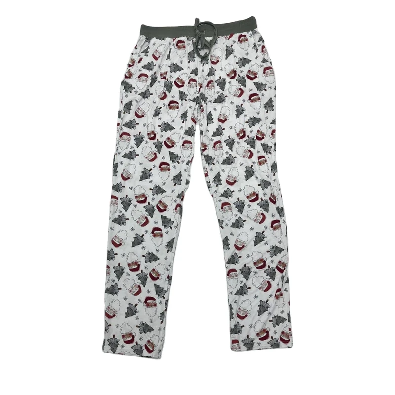 CHINEE Kids Girl Women Bamboo Pants Trousers Christmas Wide Leg Pants Pajama Pants Lounge