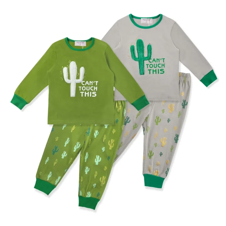 CHINEE-Kids-Pajamas-Boys-Girls-Toddler-Children-Pajamas-2-Piece-Pjs-Set-Cotton-1