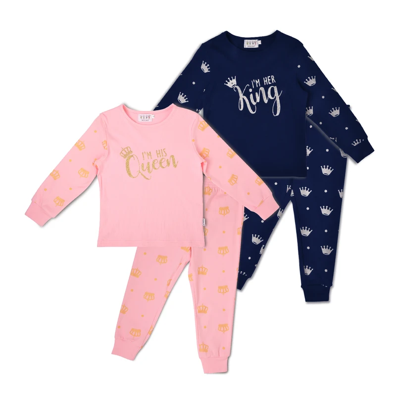 CHINEE Kids Pajamas Set Baby Girl Clothing Sets Design Your Own Cotton Pajamas Kids Pajama Sets Unisex Print Spring Support