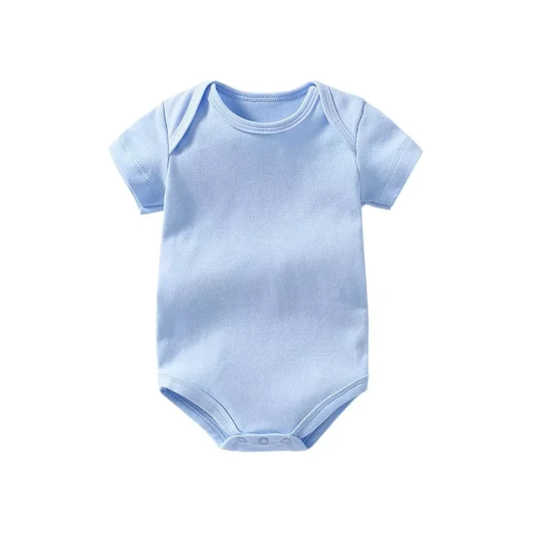 CHINEE-Kids-Plain-Pajamas-Cotton-Baby-Clothes-Cute-Kids-Romper-Solid-Color-Pajama
