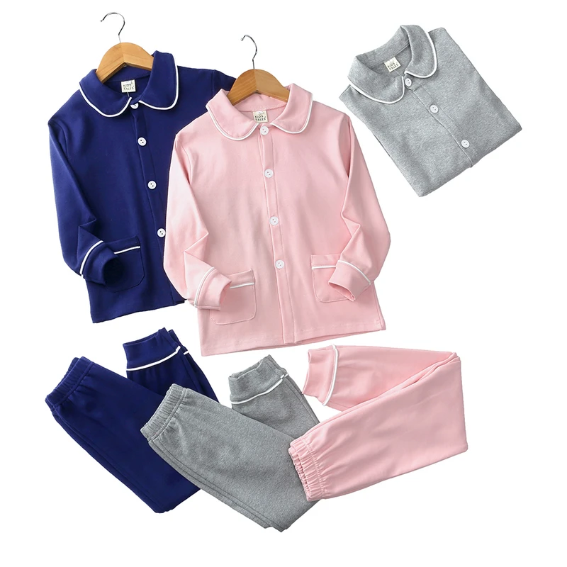 CHINEE Kids Tales Clothes Nightgowns Winter Loungewear Boy Toddler Cotton Children's Pyjamas