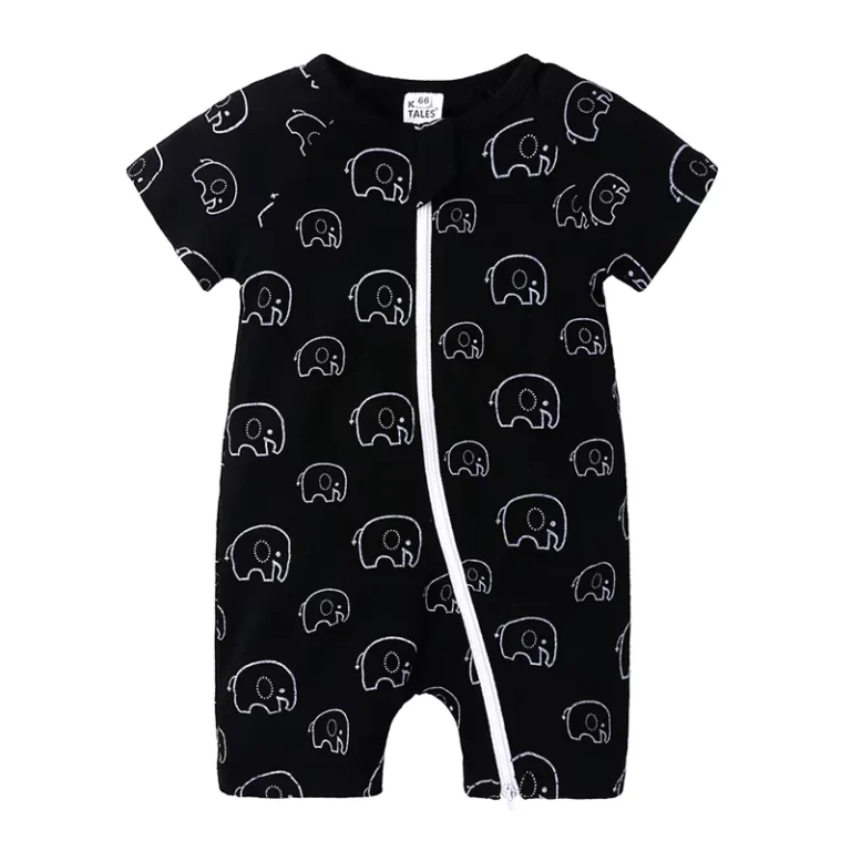 CHINEE-Kids-Tales-Newborn-Baby-Clothing-Casual-Animal-Pattern-One-Piece-Pajamas-for-Boys-Girls-Summer-Crawling-Clothes-Button-Closure