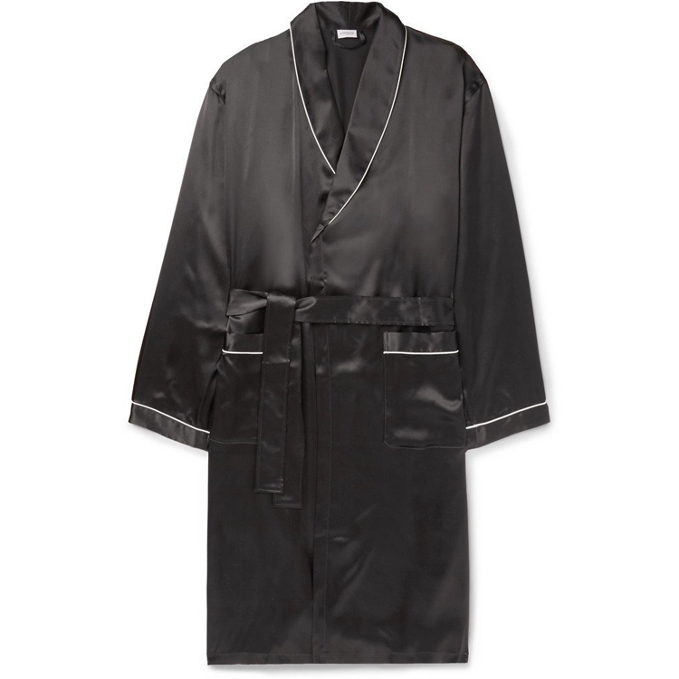 CHINEE-Kimono-Silk-Bath-Robe-for-Men-Long-Black-Silk-Satin-Robes-with-Trim