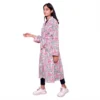 CHINEE Ladies Summer Elegant Casual Vintage Kantha Handwork Pure Cotton Luxury Kimono Robe Spaghetti Strap Quick Dry Breathable