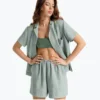 CHINEE Ladies Woman Cotton 2 Piece Shorts Sets Luxury Loungewear Pajamas