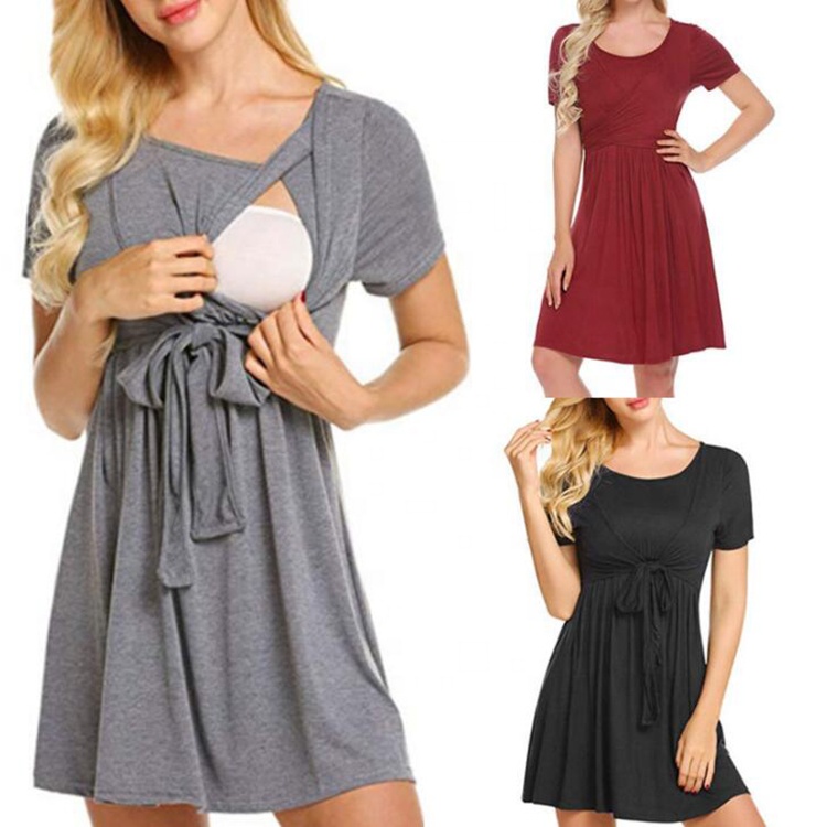 CHINEE Latest Design High Quality Pregnant Women Casual Nightgown for Spring Season with Various Specifications
