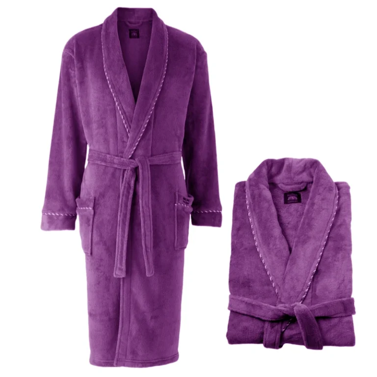 CHINEE-Long-Microplush-Bathrobe-Adult-Comfortable-Velvet-Spa-Robe-Shawl-Collar-Plush-Fleece-Bathrobe-with-Custom-Logo